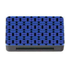 Blue Black Abstract Pattern Memory Card Reader With Cf by BrightVibesDesign