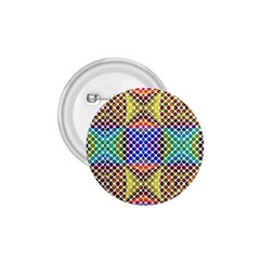 Colorful Circle Abstract White Brown Blue Yellow 1 75  Buttons by BrightVibesDesign