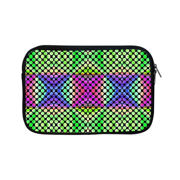 Bright  Circle Abstract Black Green Pink Blue Apple iPad Mini Zipper Cases