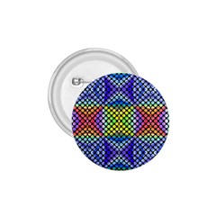 Bright Circle Abstract Black Blue Yellow Red 1 75  Buttons by BrightVibesDesign