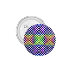 Colorful Circle Abstract White Purple Green Blue 1 75  Buttons by BrightVibesDesign