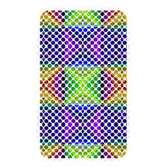 Colorful Circle Abstract White Purple Green Blue Memory Card Reader (rectangular) by BrightVibesDesign