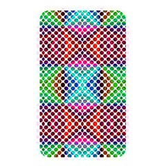 Colorful Circle Abstract White  Red Pink Green Memory Card Reader (rectangular) by BrightVibesDesign