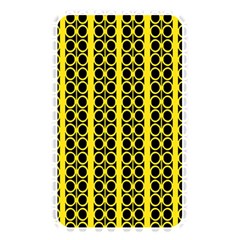 Circles Lines Black Yellow Memory Card Reader (rectangular) by BrightVibesDesign