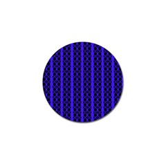 Circles Lines Black Blue Golf Ball Marker (4 Pack) by BrightVibesDesign