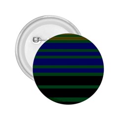 Black Stripes Green Olive Blue 2 25  Buttons by BrightVibesDesign