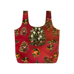 Wonderful Vintage Christmas Design Full Print Recycle Bag (s) by FantasyWorld7