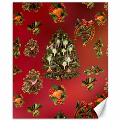 Wonderful Vintage Christmas Design Canvas 16  X 20  by FantasyWorld7