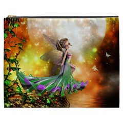 Cute Flying Fairy In The Night Cosmetic Bag (xxxl) by FantasyWorld7