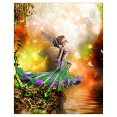 Cute Flying Fairy In The Night Drawstring Bag (small) by FantasyWorld7