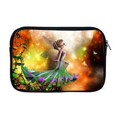 Cute Flying Fairy In The Night Apple Macbook Pro 17  Zipper Case by FantasyWorld7