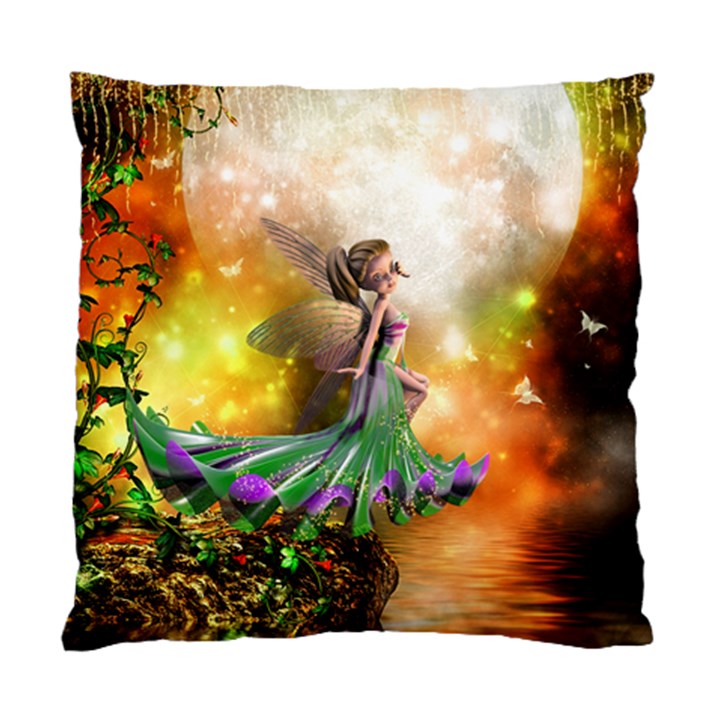 Cute Flying Fairy In The Night Standard Cushion Case (One Side)