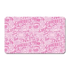 Coffee Pink Magnet (rectangular) by Amoreluxe