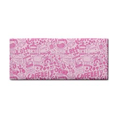 Coffee Pink Hand Towel by Amoreluxe