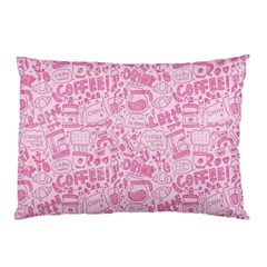 Coffee Pink Pillow Case by Amoreluxe