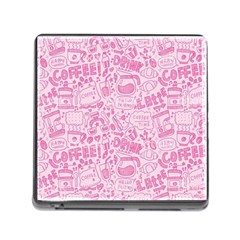 Coffee Pink Memory Card Reader (square 5 Slot) by Amoreluxe