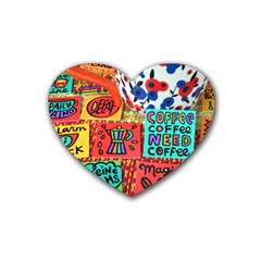 Need Coffee Heart Coaster (4 Pack) 