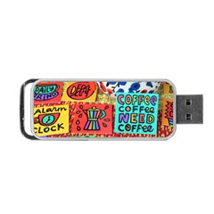 Need Coffee Portable Usb Flash (one Side) by Amoreluxe