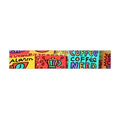 Need Coffee Flano Scarf (mini) by Amoreluxe