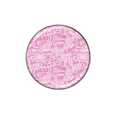 Coffee Pink Hat Clip Ball Marker (4 Pack) by Amoreluxe