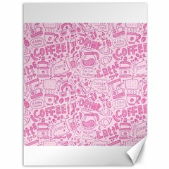 Coffee Pink Canvas 36  X 48  by Amoreluxe