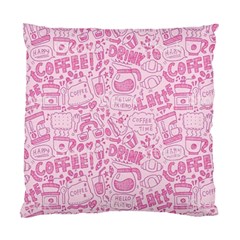 Coffee Pink Standard Cushion Case (one Side) by Amoreluxe