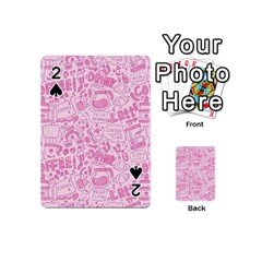 Coffee Pink Playing Cards 54 Designs (mini) by Amoreluxe