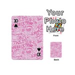 coffee pink Playing Cards 54 Designs (Mini) Front - Spade10