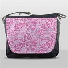 Coffee Pink Messenger Bag by Amoreluxe