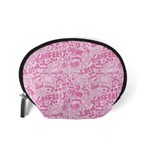 coffee pink Accessory Pouch (Small) Back