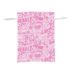 Coffee Pink Lightweight Drawstring Pouch (s) by Amoreluxe