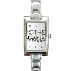 Mother Hustler Rectangle Italian Charm Watch by Amoreluxe