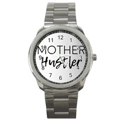 Mother Hustler Sport Metal Watch by Amoreluxe