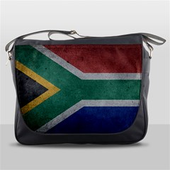 Grunge South Africa Flag Messenger Bag