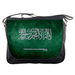 Grunge Saudi Arabia Flag Messenger Bag by trulycreative