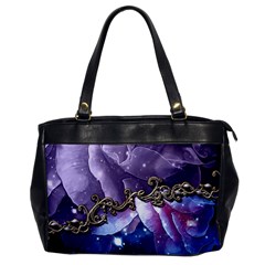 Wonderful Floral Design Oversize Office Handbag by FantasyWorld7