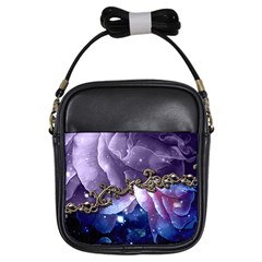 Wonderful Floral Design Girls Sling Bag by FantasyWorld7