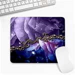 Wonderful Floral Design Large Mousepads Front