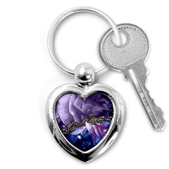 Wonderful Floral Design Key Chain (heart) by FantasyWorld7