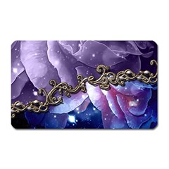 Wonderful Floral Design Magnet (rectangular) by FantasyWorld7