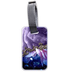 Wonderful Floral Design Luggage Tag (two Sides) by FantasyWorld7