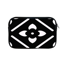 Pattern Flower Black Apple Macbook Pro 13  Zipper Case