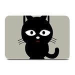 Cat Pet Cute Black Animal Plate Mats 18 x12  Plate Mat