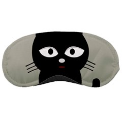 Cat Pet Cute Black Animal Sleeping Mask