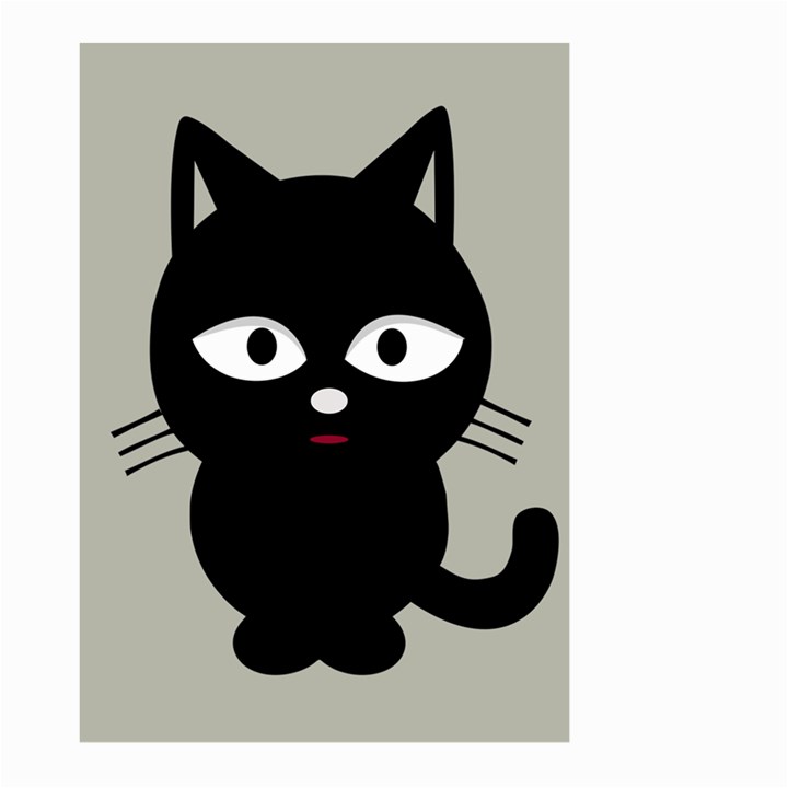 Cat Pet Cute Black Animal Large Garden Flag (Two Sides)