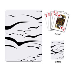 Sky Birds Flying Flock Fly Playing Cards Single Design (rectangle) by HermanTelo