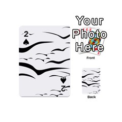 Sky Birds Flying Flock Fly Playing Cards 54 Designs (mini) by HermanTelo