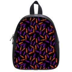 Halloween Candy On Black School Bag (small) by bloomingvinedesign