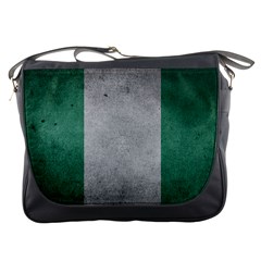 Grunge Nigeria Flag Messenger Bag