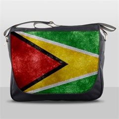 Grunge Guyana Flag Messenger Bag by trulycreative